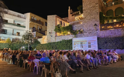 Ple absolut al cinema a la fresca d’estiu del Begur Comedy Film Fest