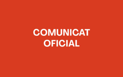 4 octubre: suspensió de totes les activitats degut a L’EMERGÈNCIA #INUNCAT